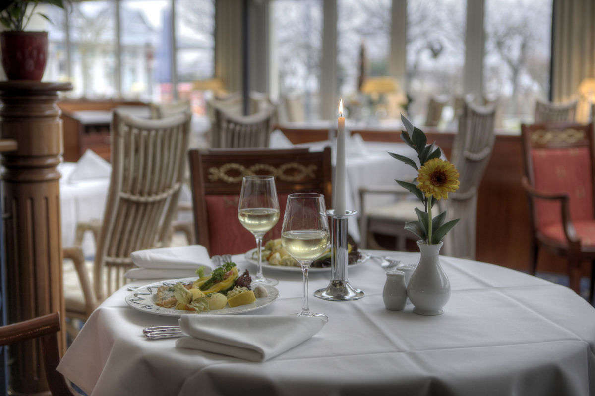 Seetelhotel Ostseehotel Ahlbeck Ahlbeck  المطعم الصورة